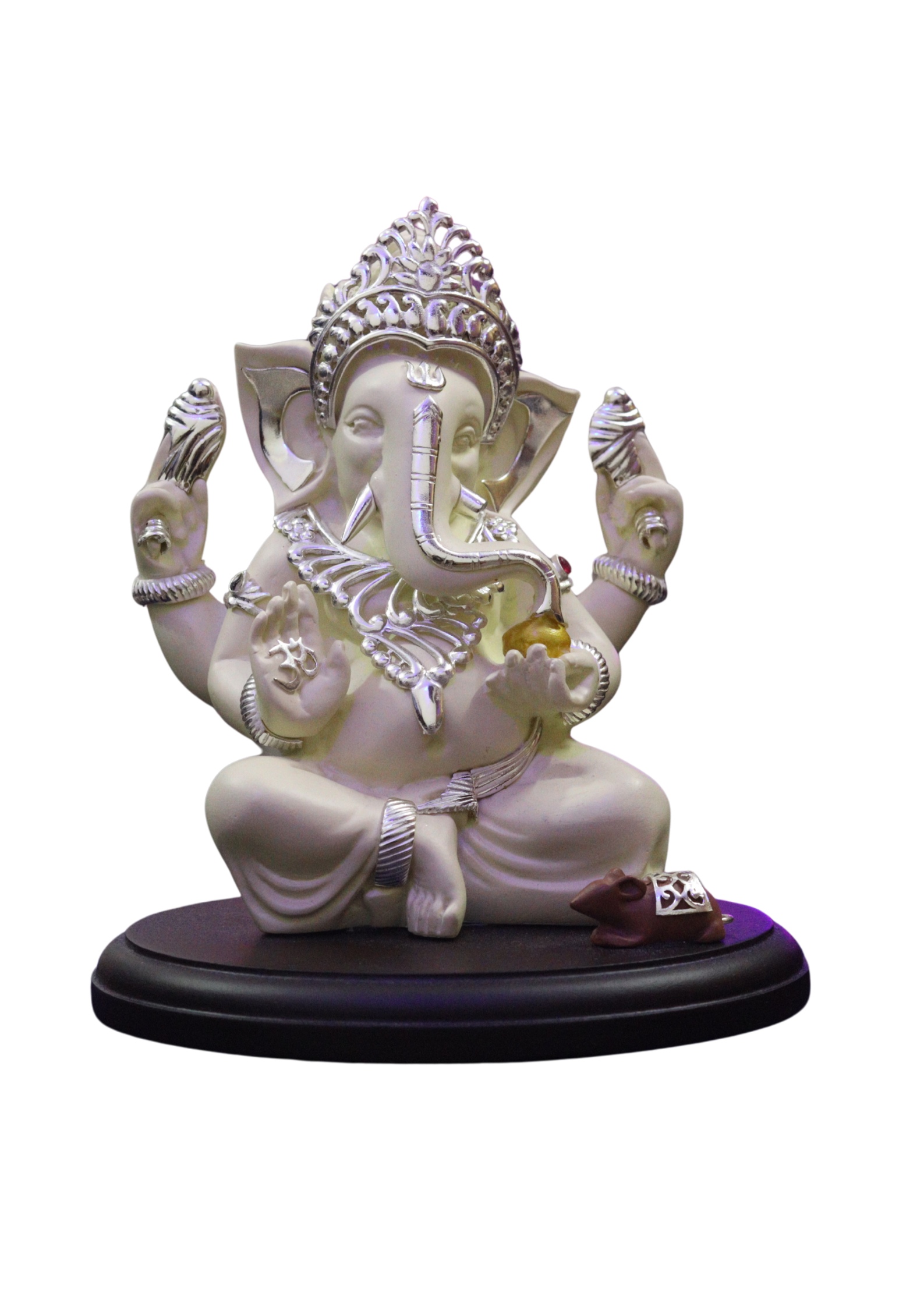 Siddhivinayak Ganesh Idol – Premium Resin Lord Ganesha Murti for Home Temple & Office Décor - Image 3