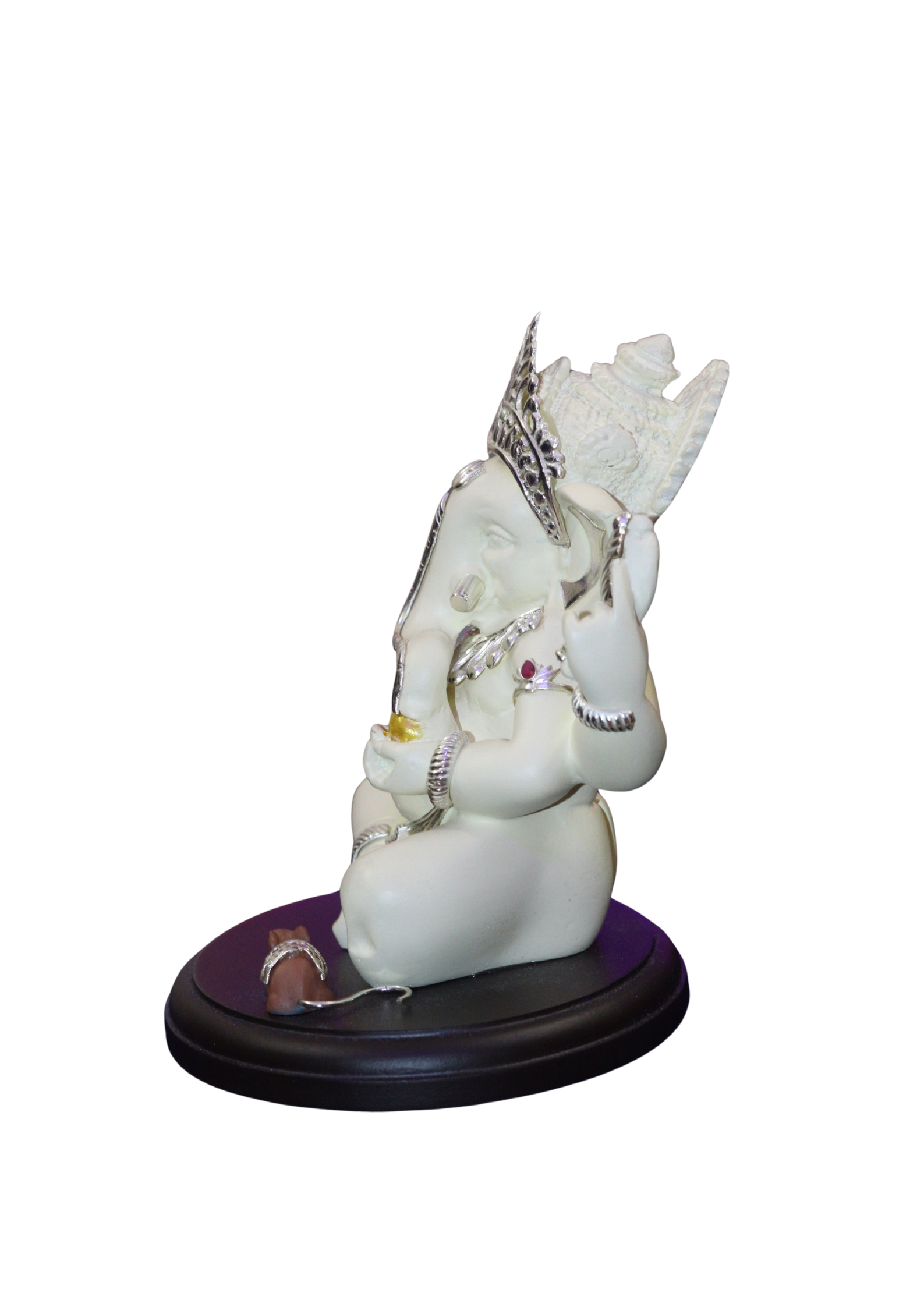 Siddhivinayak Ganesh Idol – Premium Resin Lord Ganesha Murti for Home Temple & Office Décor - Image 2