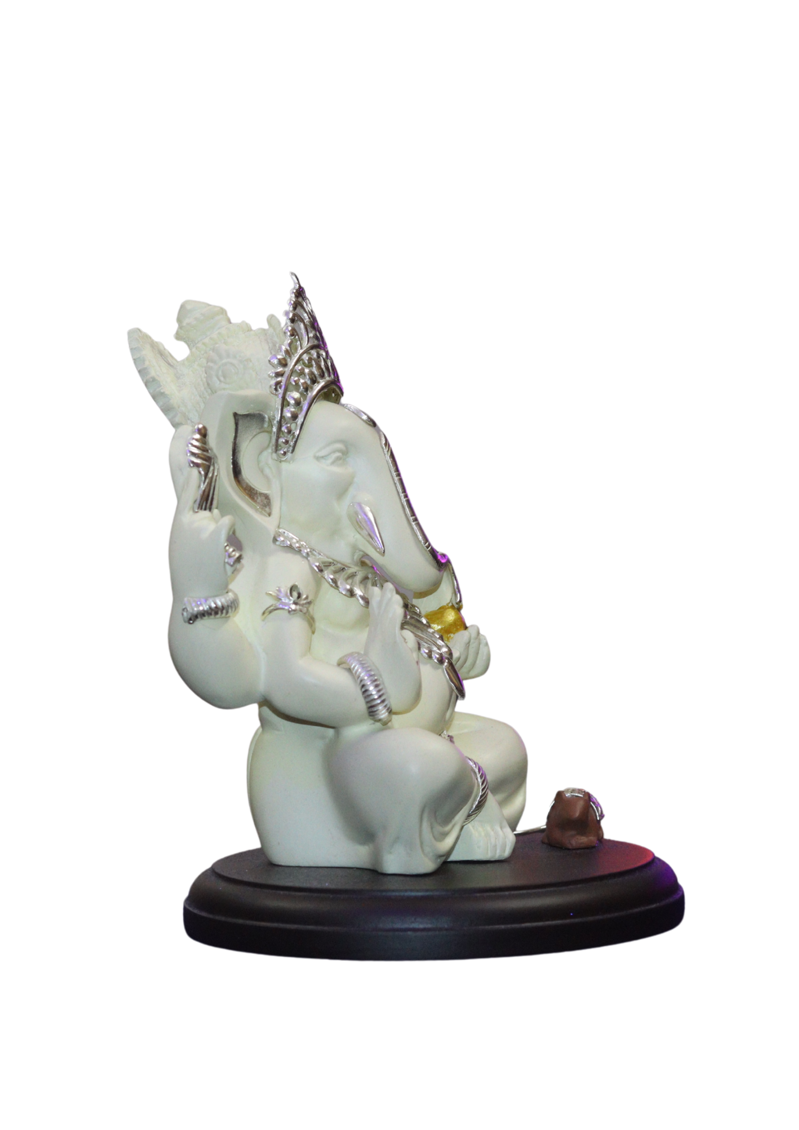 Siddhivinayak Ganesh Idol – Premium Resin Lord Ganesha Murti for Home Temple & Office Décor - Image 4
