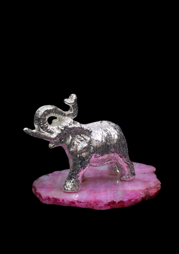 Premium Handmade Silver Elephant Idol – Luxury Home Decor Statue |